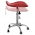 Obrotowe krzesła stołowe, 2 szt., winna czerwień, ekoskóra