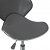 Obrotowe krzesła stołowe, 2 szt., szare, sztuczna skóra
