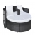 Rattanowa sofa z parasolem (Czarna)