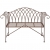 Esschert Design Ławka ogrodowa, metalowa, styl staroangielski MF009