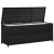 Skrzynia ogrodowa, czarna, 150 x 50 x 60 cm, rattan PE