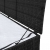 Skrzynia ogrodowa, czarna, 150 x 50 x 60 cm, rattan PE