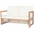 2-osobowa sofa ogrodowa z poduszkami, bambus