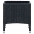 Stolik ogrodowy, czarny, 40 x 40 x 45 cm, rattan PE
