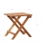 Leżak ze stolikiem, polirattan i lite drewno akacjowe
