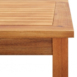 Ogrodowy stolik kawowy, 60x60x36 cm, lite drewno akacjowe