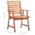 Krzesła ogrodowe, 3 szt., lite drewno akacjowe