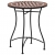 Mozaikowy stolik bistro, brązowy, 60 cm, ceramiczny