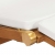 Leżak  z poduszką, kolor śmietankowy, lite drewno tekowe