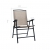 Składane krzesła ogrodowe, 2 szt., tworzywo textilene, taupe