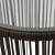 3-częściowy zestaw mebli bistro z poduszkami, rattan PVC, brąz