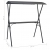 Stolik barowy z zadaszeniem, 175x150x207 cm, antracytowy, stal