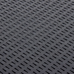 Stolik boczny, antracytowy, 54x54x36,5 cm, plastikowy