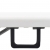 Składane ławki ogrodowe, 2 szt., 180 cm, HDPE, białe