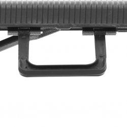 Składane ławki ogrodowe, 2 szt., 180 cm, HDPE, czarne