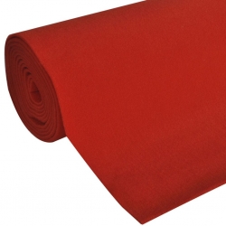 Czerwony dywan, 1 x 5 m, bardzo ciężki, 400 g/m2