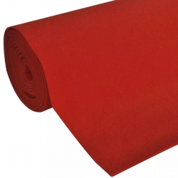 Czerwony dywan 1 x 10 m Extra gęsty 400 g/m2