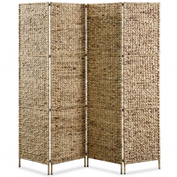 4-panelowy parawan, 154 x 160 cm, hiacynt wodny