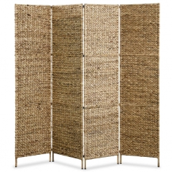 4-panelowy parawan, 154 x 160 cm, hiacynt wodny