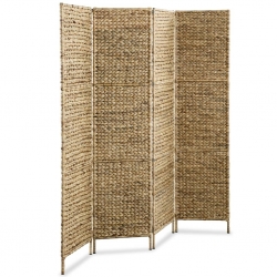 4-panelowy parawan, 154 x 160 cm, hiacynt wodny