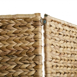 4-panelowy parawan, 154 x 160 cm, hiacynt wodny