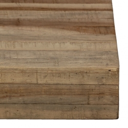 Stolik konsola z odzyskanego drewna tekowego, 120 x 35 x 81 cm