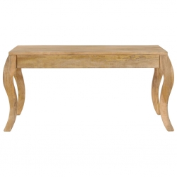 Stolik kawowy z litego drewna mango, 80 x 80 x 40 cm