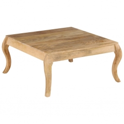 Stolik kawowy z litego drewna mango, 80 x 80 x 40 cm