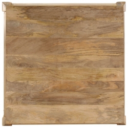 Stolik kawowy z litego drewna mango, 80 x 80 x 40 cm