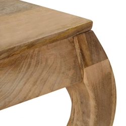 Stolik kawowy z litego drewna mango, 80 x 80 x 40 cm