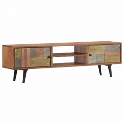 Szafka pod TV, 140x30x40 cm, lite drewno akacjowe