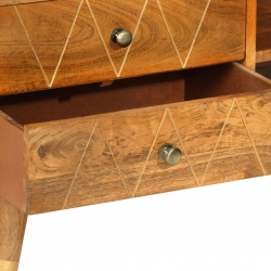 Szafka pod TV, 85 x 35 x 47 cm, lite drewno mango