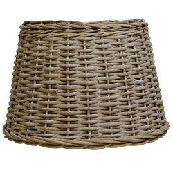 Wiklinowy klosz, 40x26 cm, brązowy