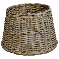 Wiklinowy klosz, 40x26 cm, brązowy