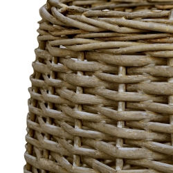Wiklinowy klosz, 40x26 cm, brązowy