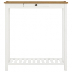 Stolik barowy, 100 x 40 x 110 cm, lite drewno dębowe