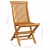 Krzesła ogrodowe z kremowymi poduszkami, 6 szt., drewno tekowe