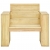 Krzesło ogrodowe z poduszkami w kolorze wina, drewno sosnowe