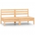 2-osobowa sofa ogrodowa, lite drewno sosnowe