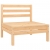 2-osobowa sofa ogrodowa, lite drewno sosnowe