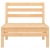 2-osobowa sofa ogrodowa, lite drewno sosnowe