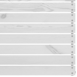 4-cz. zestaw wypoczynkowy do ogrodu, biały, drewno sosnowe