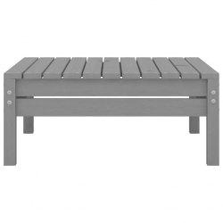 9-cz. zestaw mebli wypoczynkowych do ogrodu, szary, sosnowy