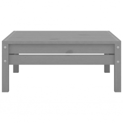 9-cz. zestaw mebli wypoczynkowych do ogrodu, szary, sosnowy