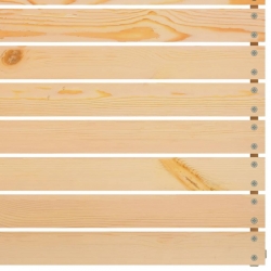 6-cz. zestaw mebli wypoczynkowych do ogrodu, drewno sosnowe