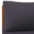 2-osobowa sofa ogrodowa z poduszkami, lite drewno akacjowe