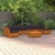 8-cz. zestaw wypoczynkowy do ogrodu, z poduszkami, lita akacja