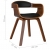 Krzesła stołowe, 6 szt., czarne, gięte drewno i sztuczna skóra