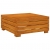 Stolik ogrodowy z podnóżkiem i poduszką, lite drewno akacjowe