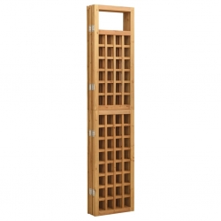 Parawan pokojowy 5-panelowy/trejaż, drewno jodłowe, 201,5x180cm